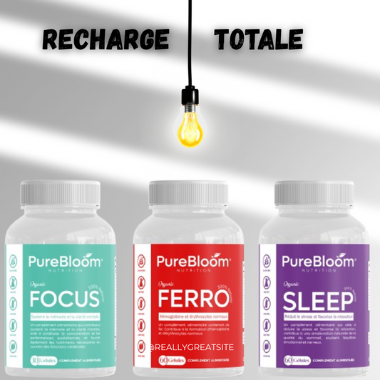 🚀Recharge Totale : Vitalité, Focus, Repos. Sans compromis.